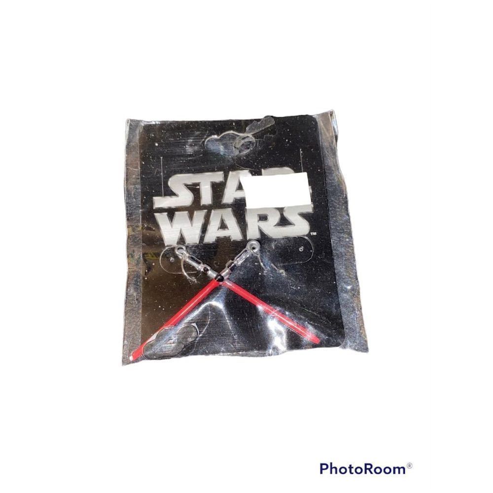 NWT RED LIGHT SABER EARRINGS